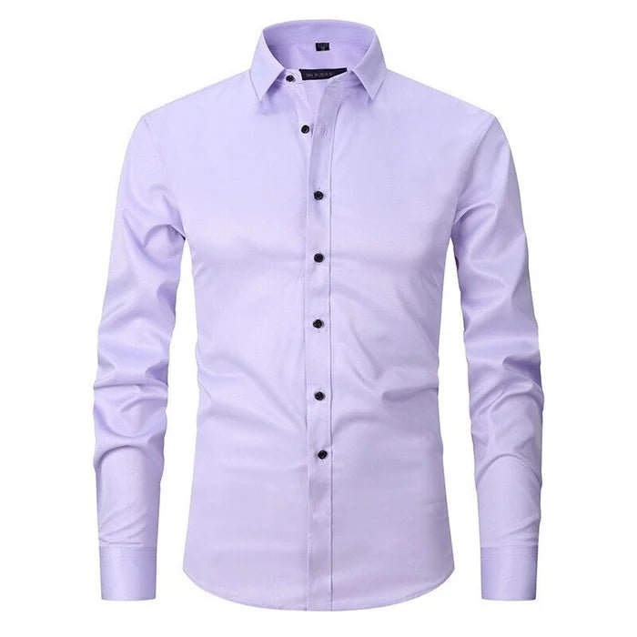 Valerio | Camicia Uomo Slim Fit Elasticizzata con Colletto Classico
