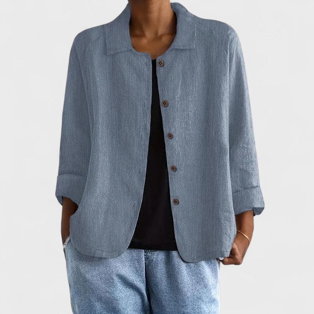 Elena | Camicia Donna Leggera con Vestibilità Rilassata