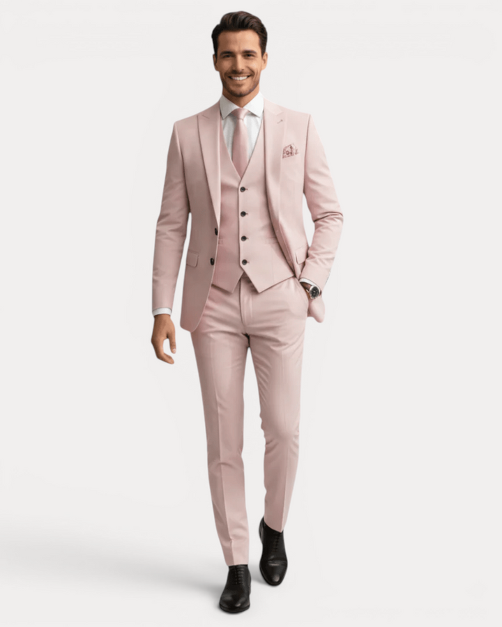 Vittorio | Abito Uomo Tre Pezzi in Lana Stretch