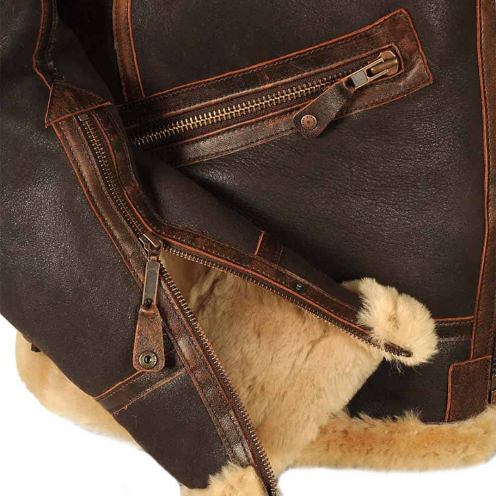 Danilo | Giacca Uomo Aviator con Colletto Effetto Shearling
