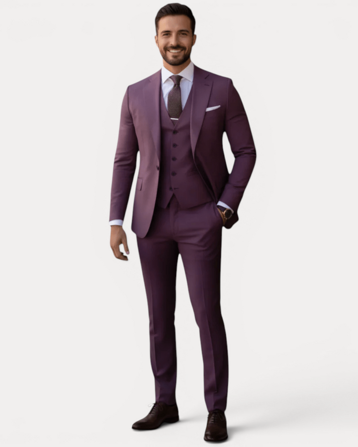 Vittorio | Abito Uomo Tre Pezzi in Lana Stretch