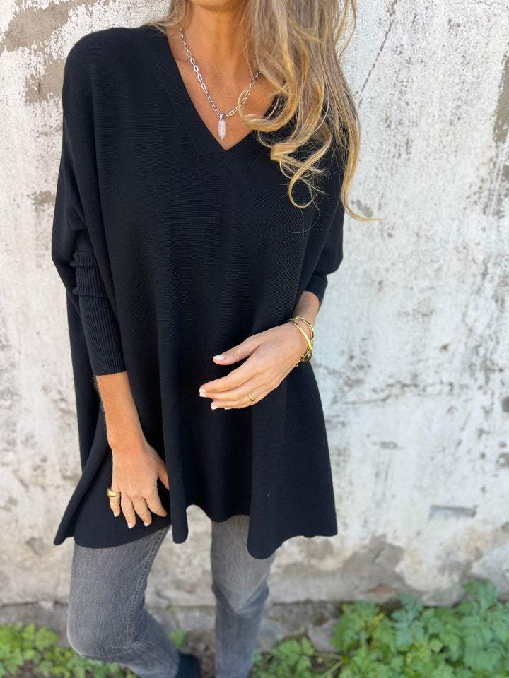 Flora | Pullover Donna con Scollo a V e Vestibilità Morbida