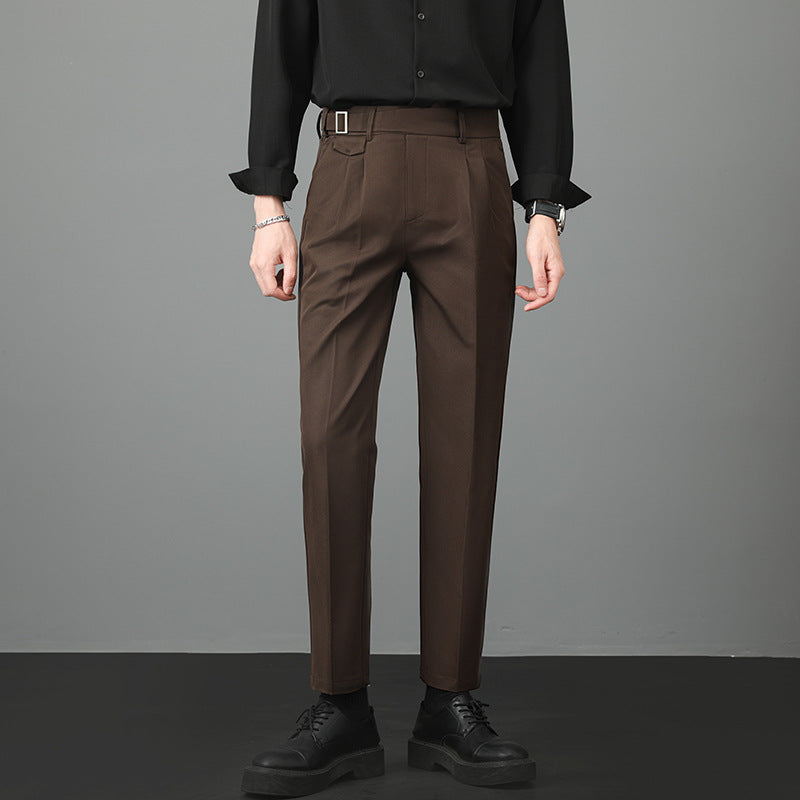 Alessio | Pantaloni Uomo Slim Fit a Gamba Dritta