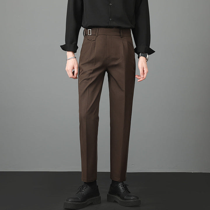 Alessio | Pantaloni Uomo Slim Fit a Gamba Dritta