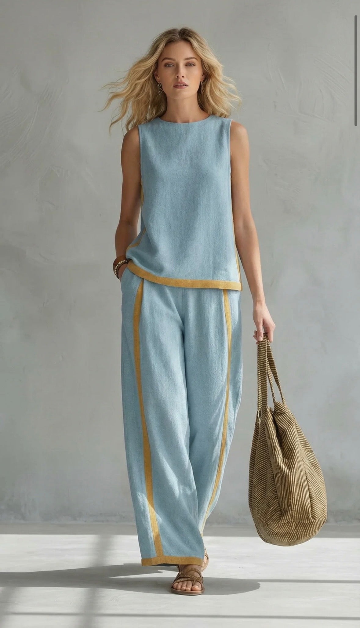 Luneria | Completo Donna Due Pezzi con Camicia e Pantaloni