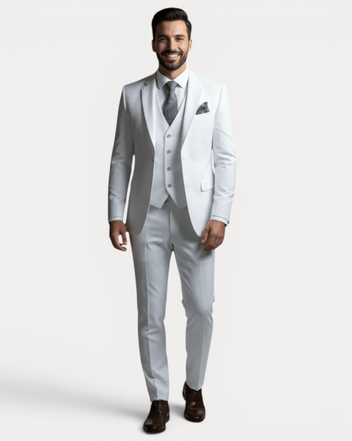 Vittorio | Abito Uomo Tre Pezzi in Lana Stretch