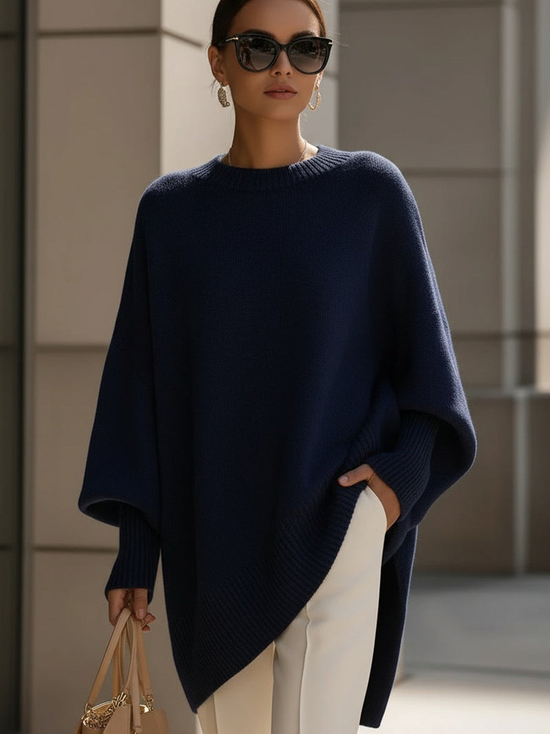 Elviana | Maglione Donna in Maglia con Dettagli a Coste