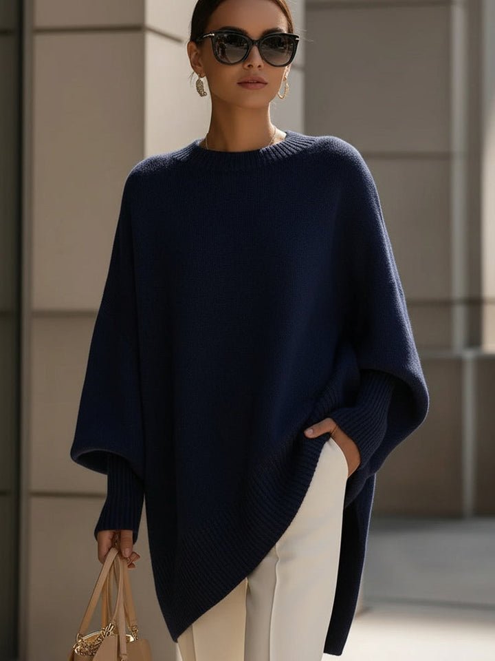 Elviana | Maglione Donna in Maglia con Dettagli a Coste