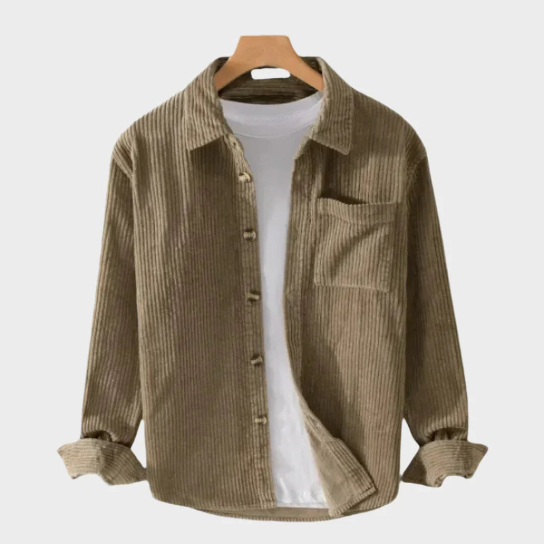 Raffaele | Camicia Uomo in Velluto a Coste