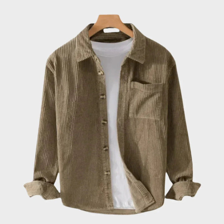 Raffaele | Camicia Uomo in Velluto a Coste