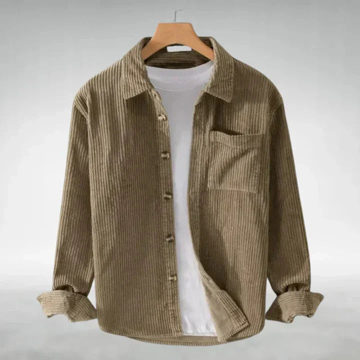 Raffaele | Camicia Uomo in Velluto a Coste