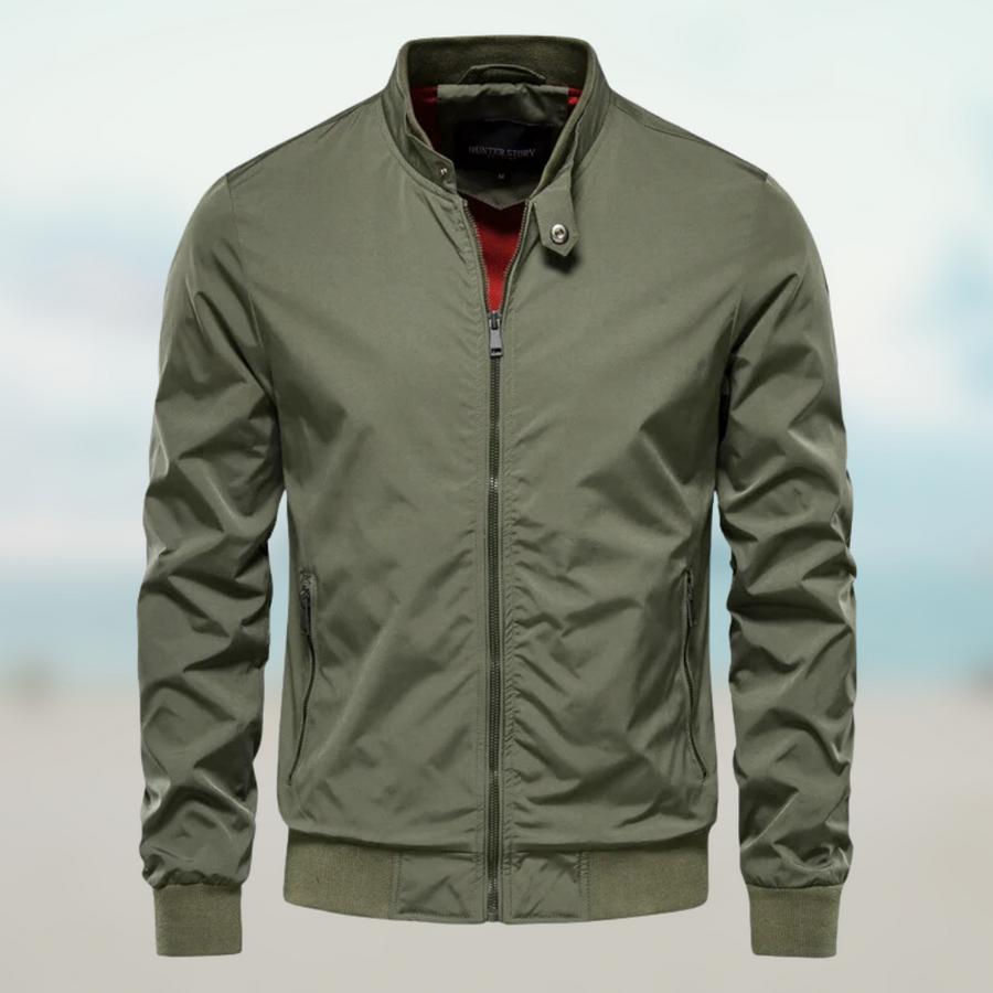 Nicolò | Giacca Uomo Stile Bomber con Tasche con Zip