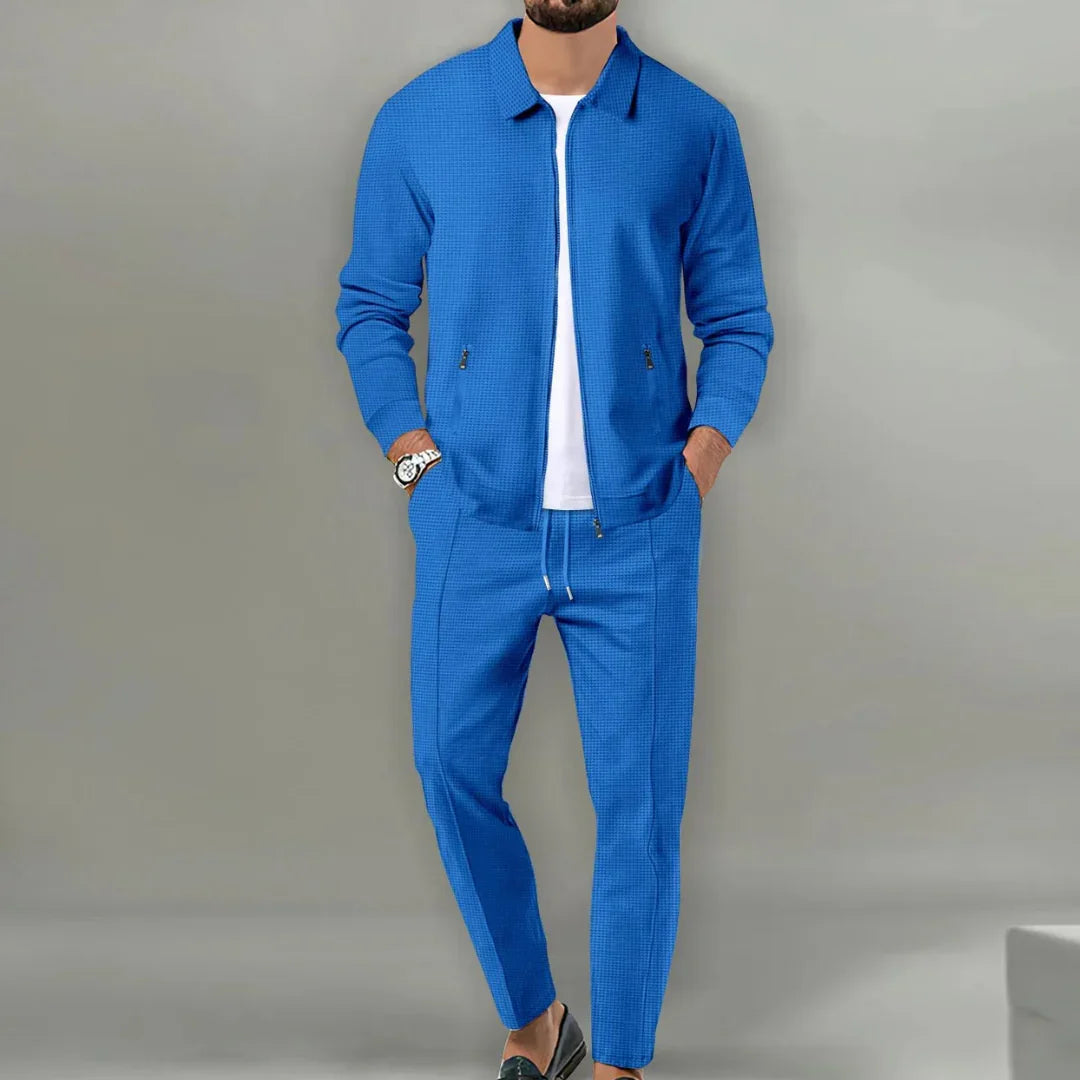 Ettore | Tuta Uomo Due Pezzi con Giacca con Zip e Pantaloni Coordinati