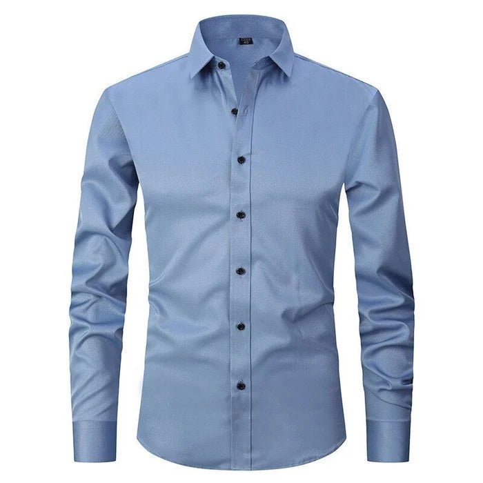 Valerio | Camicia Uomo Slim Fit Elasticizzata con Colletto Classico