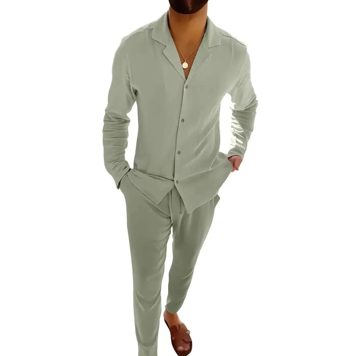 Tommaso | Completo Uomo in Lino con Giacca e Pantaloni