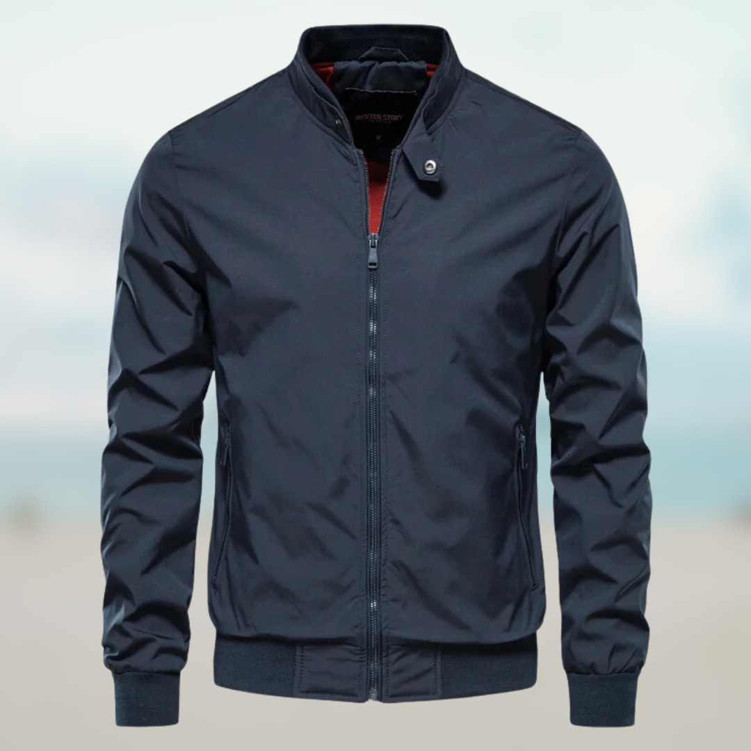 Nicolò | Giacca Uomo Stile Bomber con Tasche con Zip