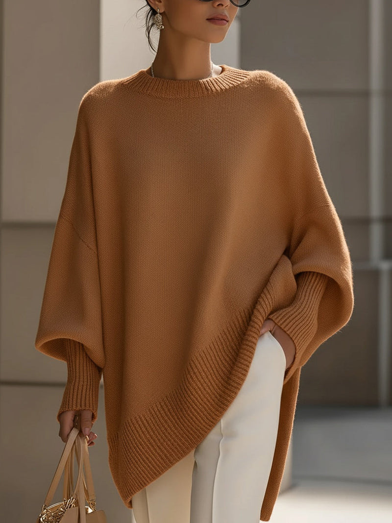 Elviana | Maglione Donna in Maglia con Dettagli a Coste