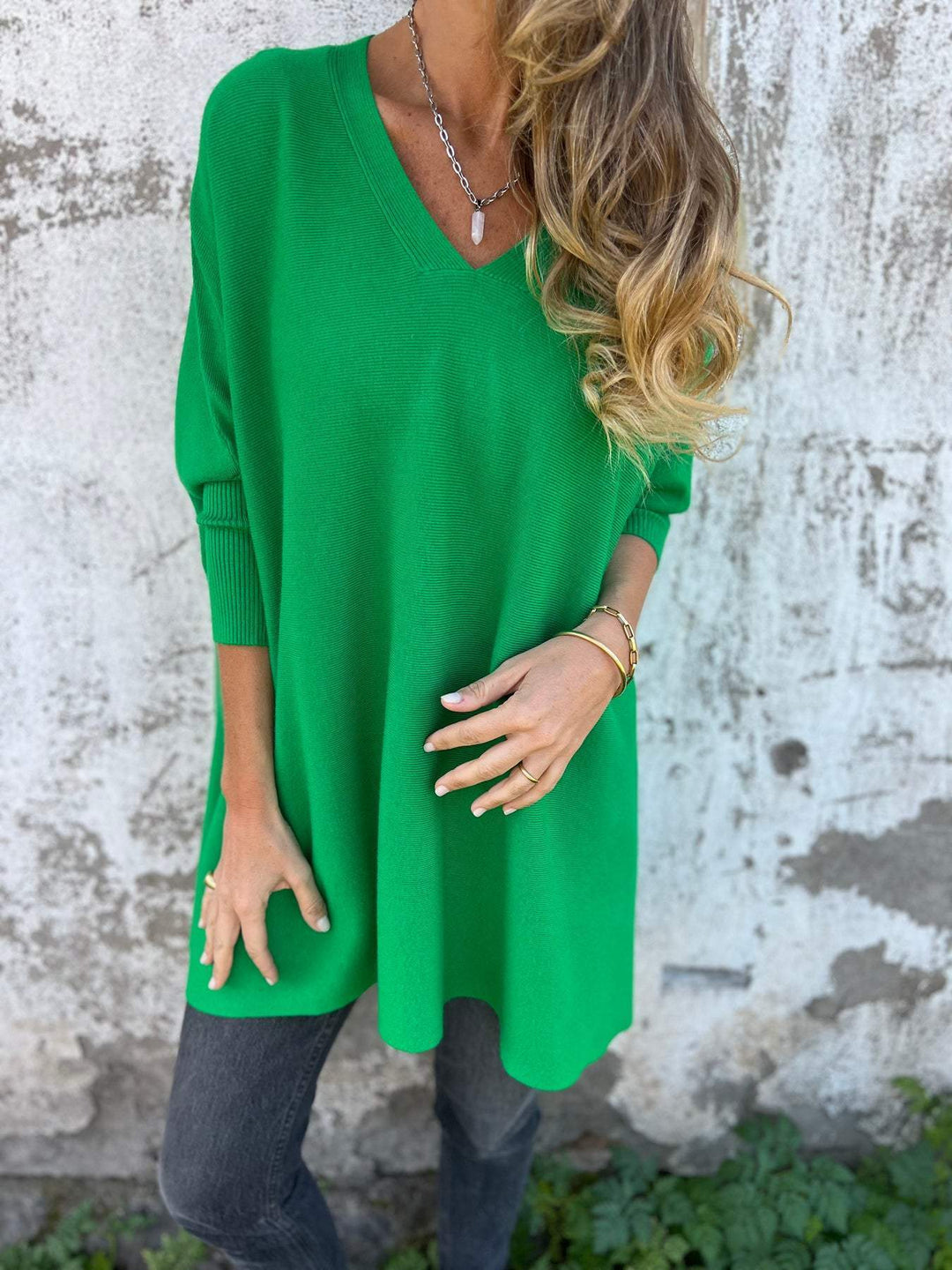 Flora | Pullover Donna con Scollo a V e Vestibilità Morbida