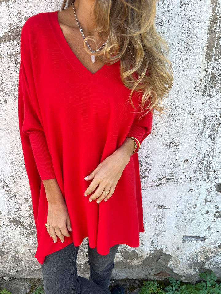 Flora | Pullover Donna con Scollo a V e Vestibilità Morbida
