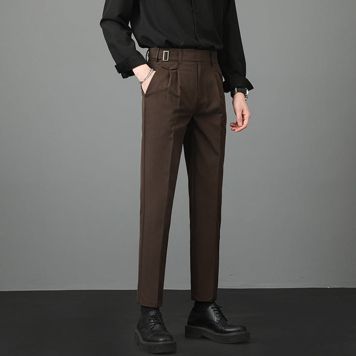 Alessio | Pantaloni Uomo Slim Fit a Gamba Dritta