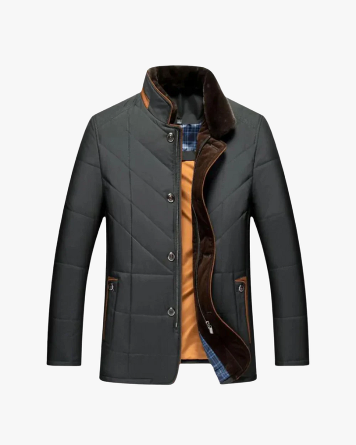 Marco | Giacca Uomo Impermeabile Business con Collo Alto
