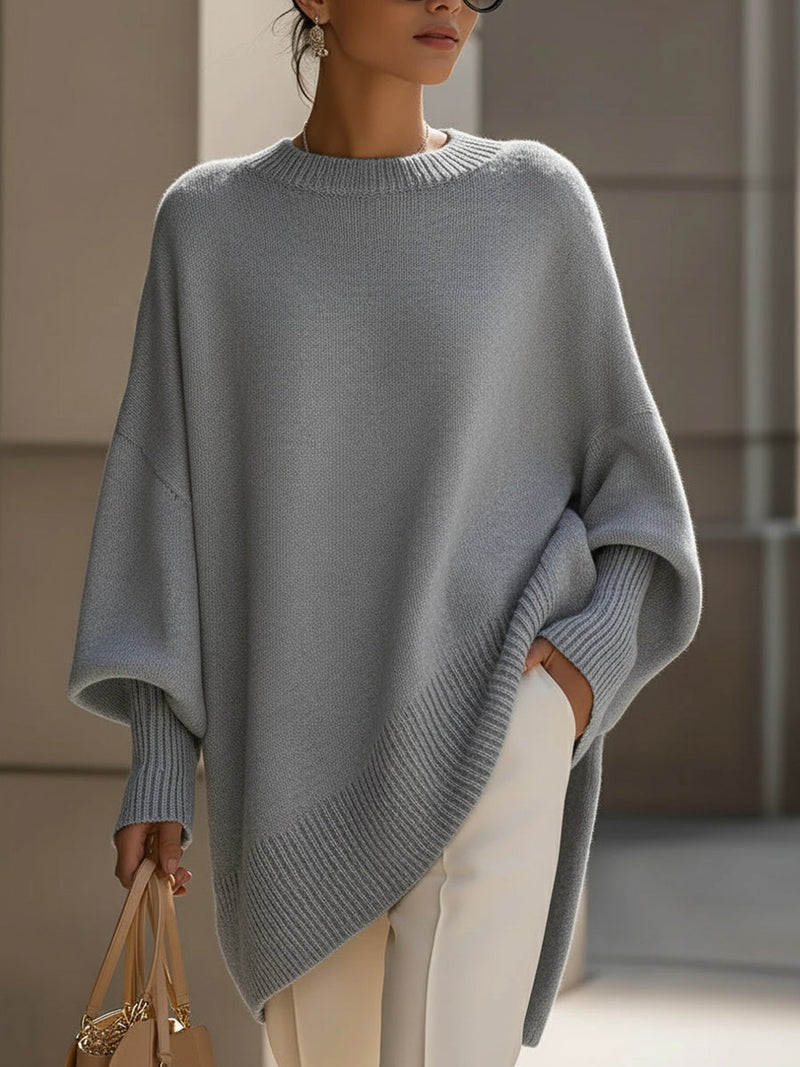 Elviana | Maglione Donna in Maglia con Dettagli a Coste