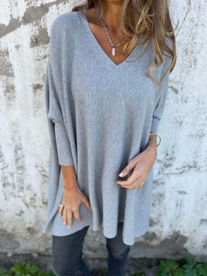 Flora | Pullover Donna con Scollo a V e Vestibilità Morbida