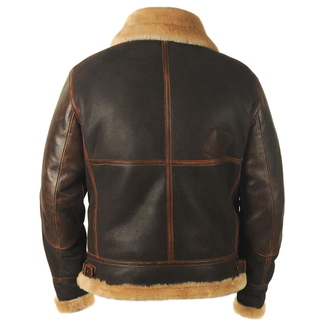 Danilo | Giacca Uomo Aviator con Colletto Effetto Shearling