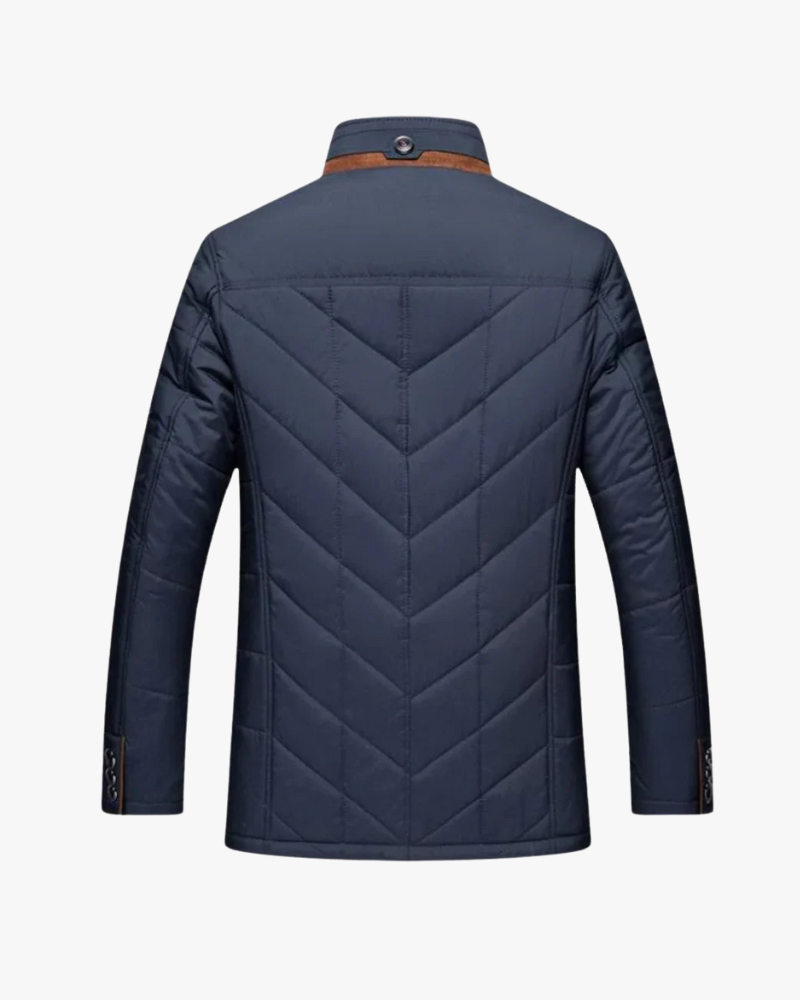 Marco | Giacca Uomo Impermeabile Business con Collo Alto