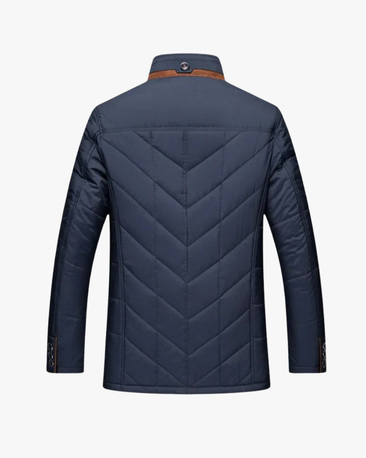 Marco | Giacca Uomo Impermeabile Business con Collo Alto