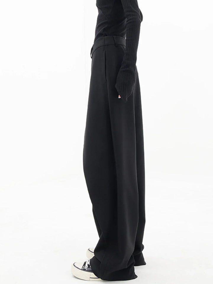 Velmira | Pantaloni Donna Ampi dal Taglio Asimmetrico