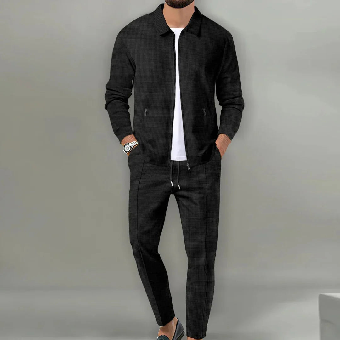 Ettore | Tuta Uomo Due Pezzi con Giacca con Zip e Pantaloni Coordinati