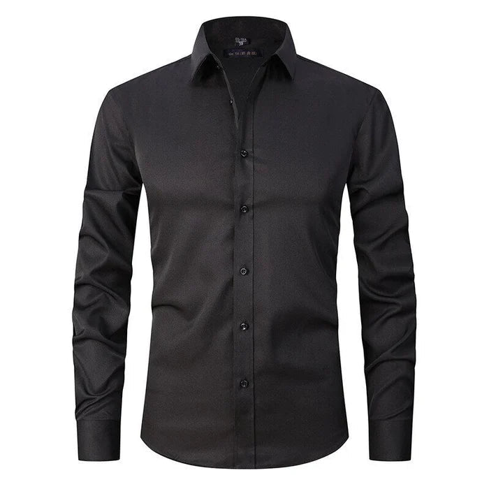 Valerio | Camicia Uomo Slim Fit Elasticizzata con Colletto Classico