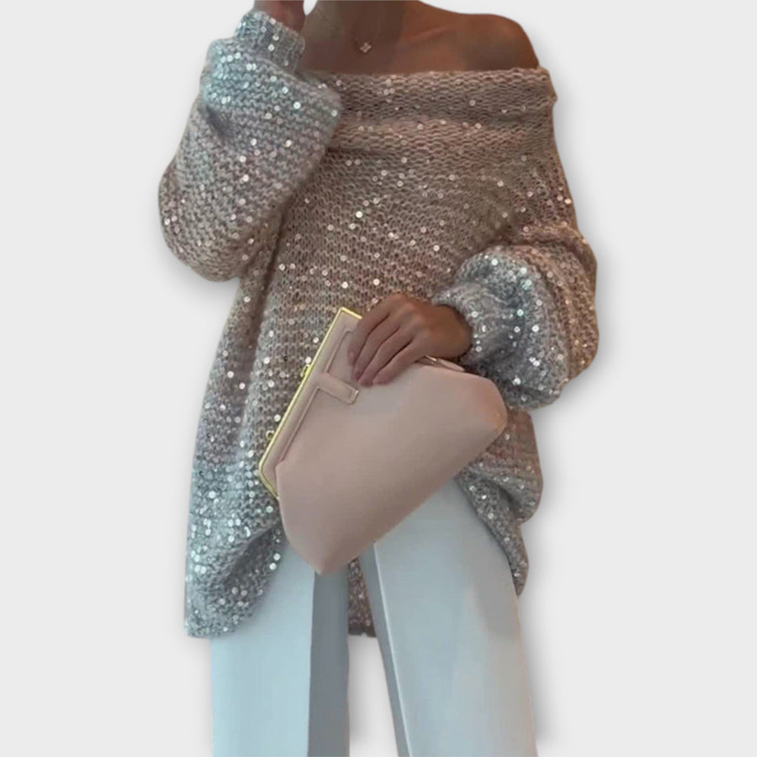 Luna | Maglione Donna Luminoso con Paillettes