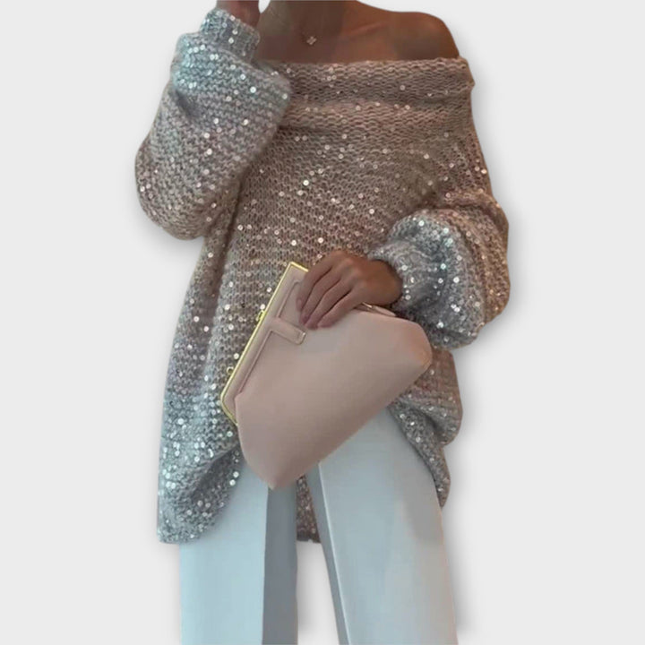 Luna | Maglione Donna Luminoso con Paillettes