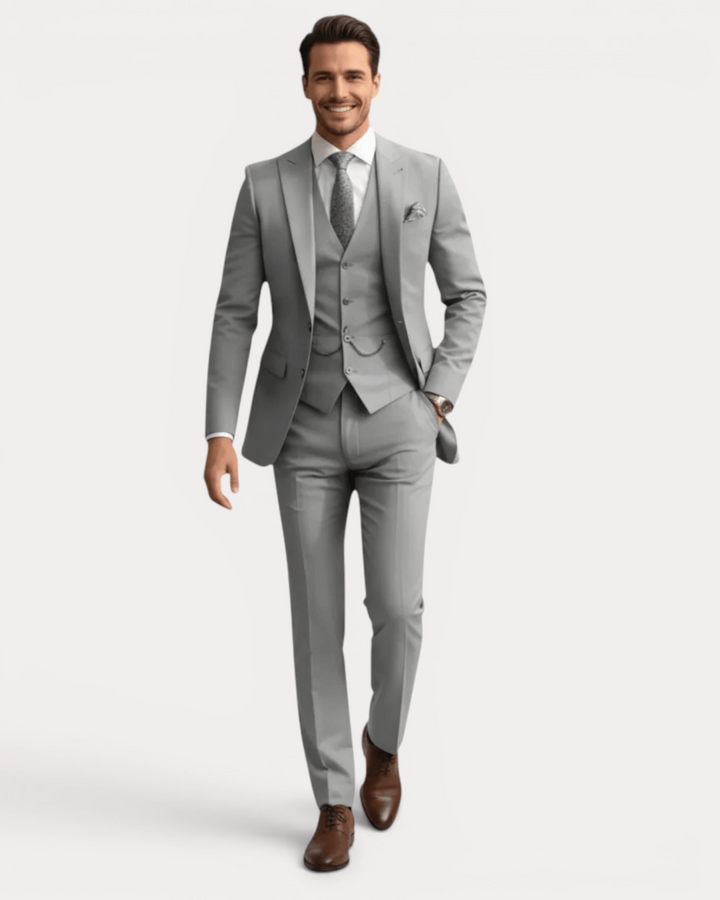 Vittorio | Abito Uomo Tre Pezzi in Lana Stretch