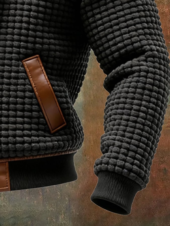 Leandro | Cardigan Uomo in Maglia con Bottoni dal Design Vintage