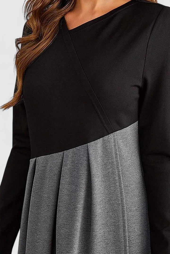 Nora | Abito Maxi Donna Maniche Lunghe Autunno Inverno