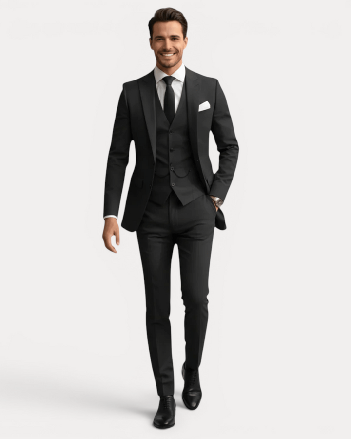Vittorio | Abito Uomo Tre Pezzi in Lana Stretch