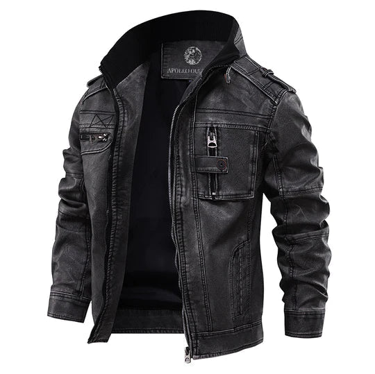 Tiziano | Giacca Uomo Utility con Collo Alto e Tasche Multiple