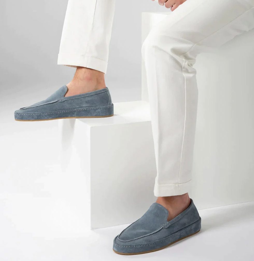 Renzo | Mocassini Uomo Slip-On con Soletta Imbottita