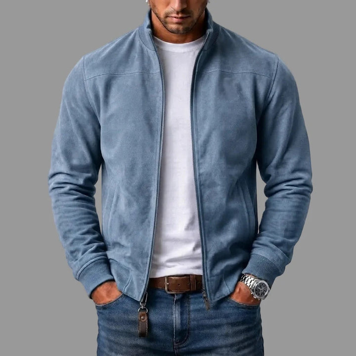 Elio | Bomber Uomo con Collo Alto e Zip Frontale