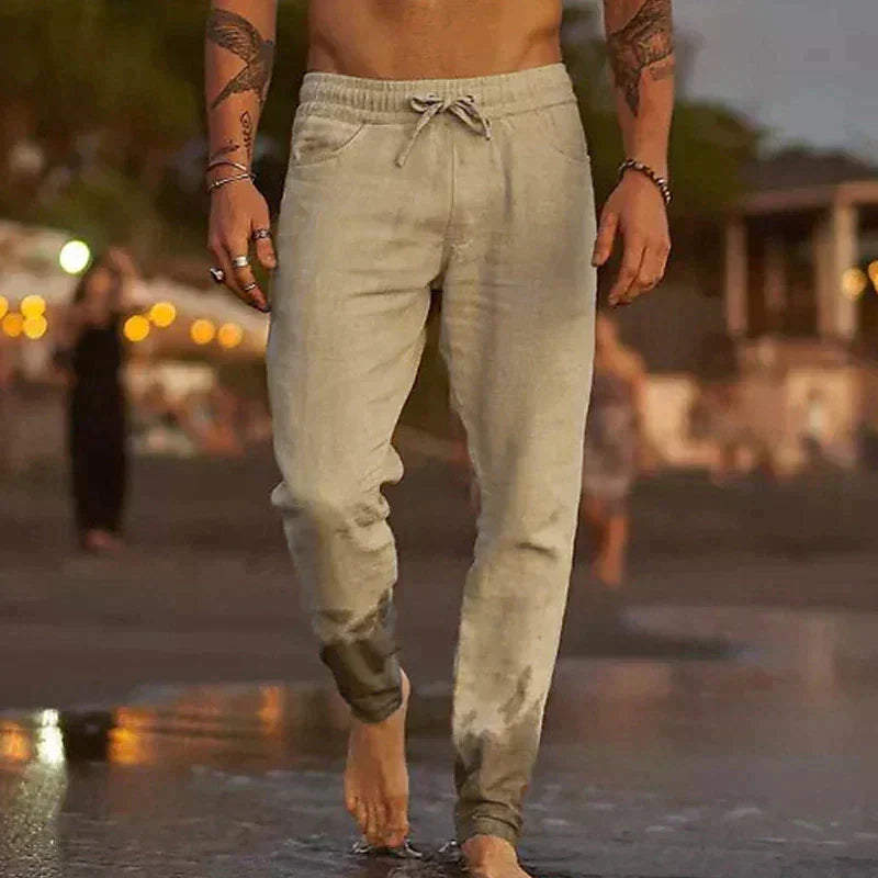 Nerio | Pantaloni Jogger Uomo con Coulisse e Polsini