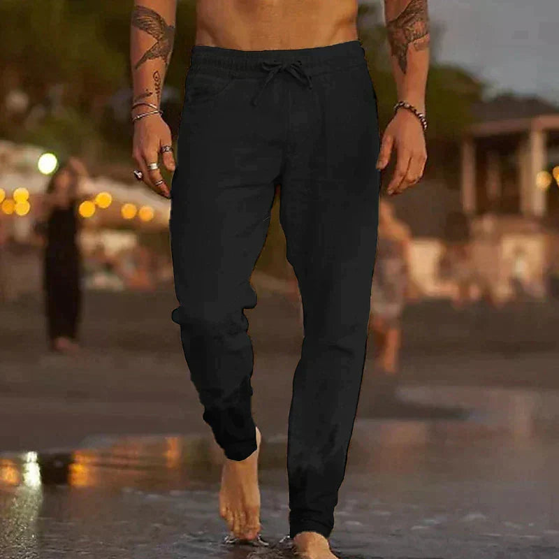 Nerio | Pantaloni Jogger Uomo con Coulisse e Polsini