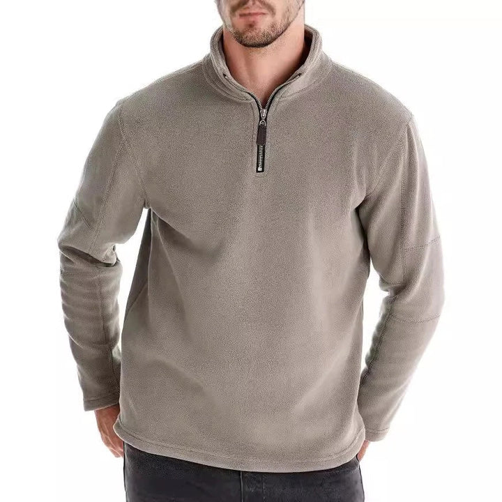 Loris | Maglione Uomo con Zip a Quarto e Vestibilità Rilassata