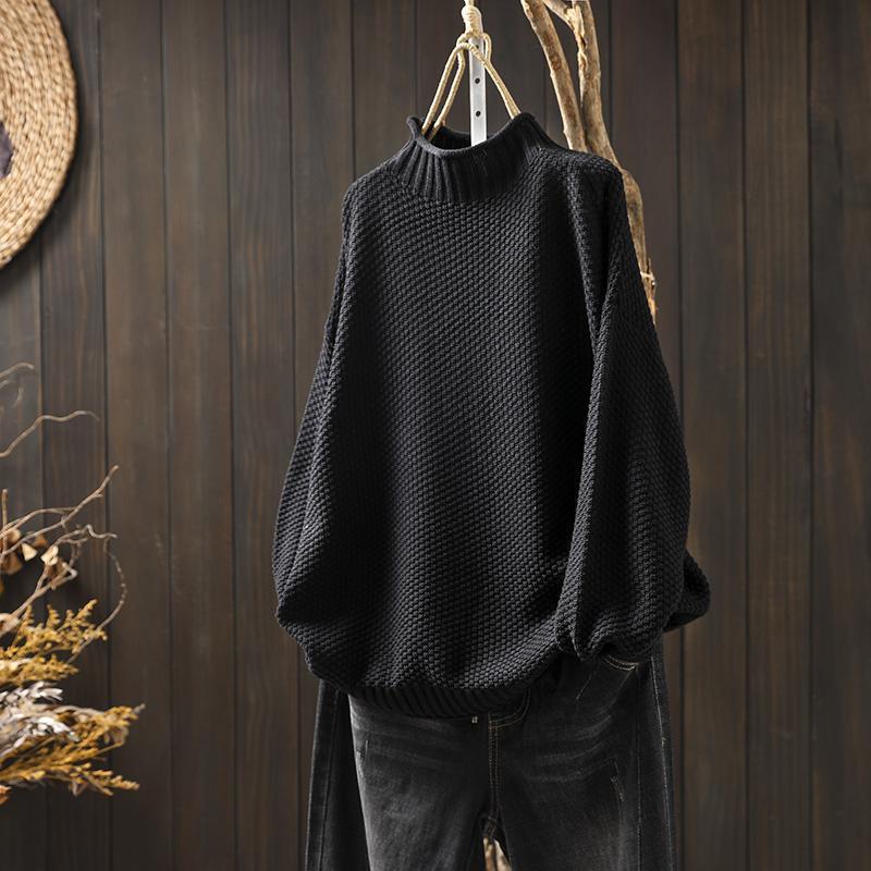Federica | Maglione Donna Oversize con Trama Waffle