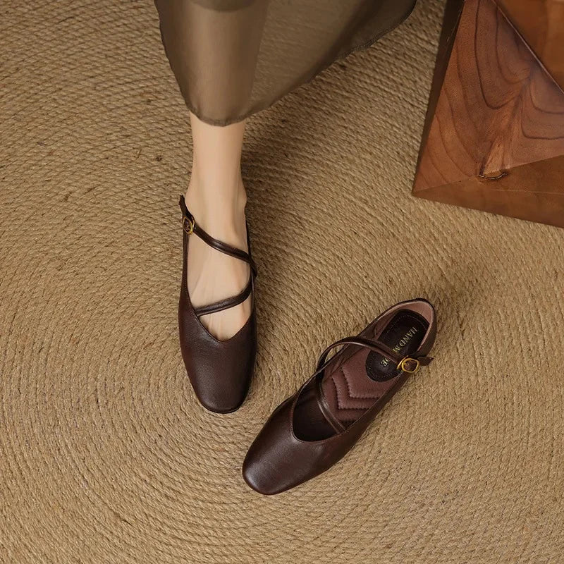 Olivia | Scarpe Donna Mary Jane con Cinturino e Fibbia