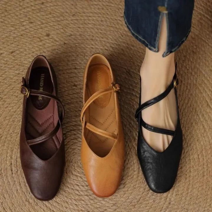 Olivia | Scarpe Donna Mary Jane con Cinturino e Fibbia