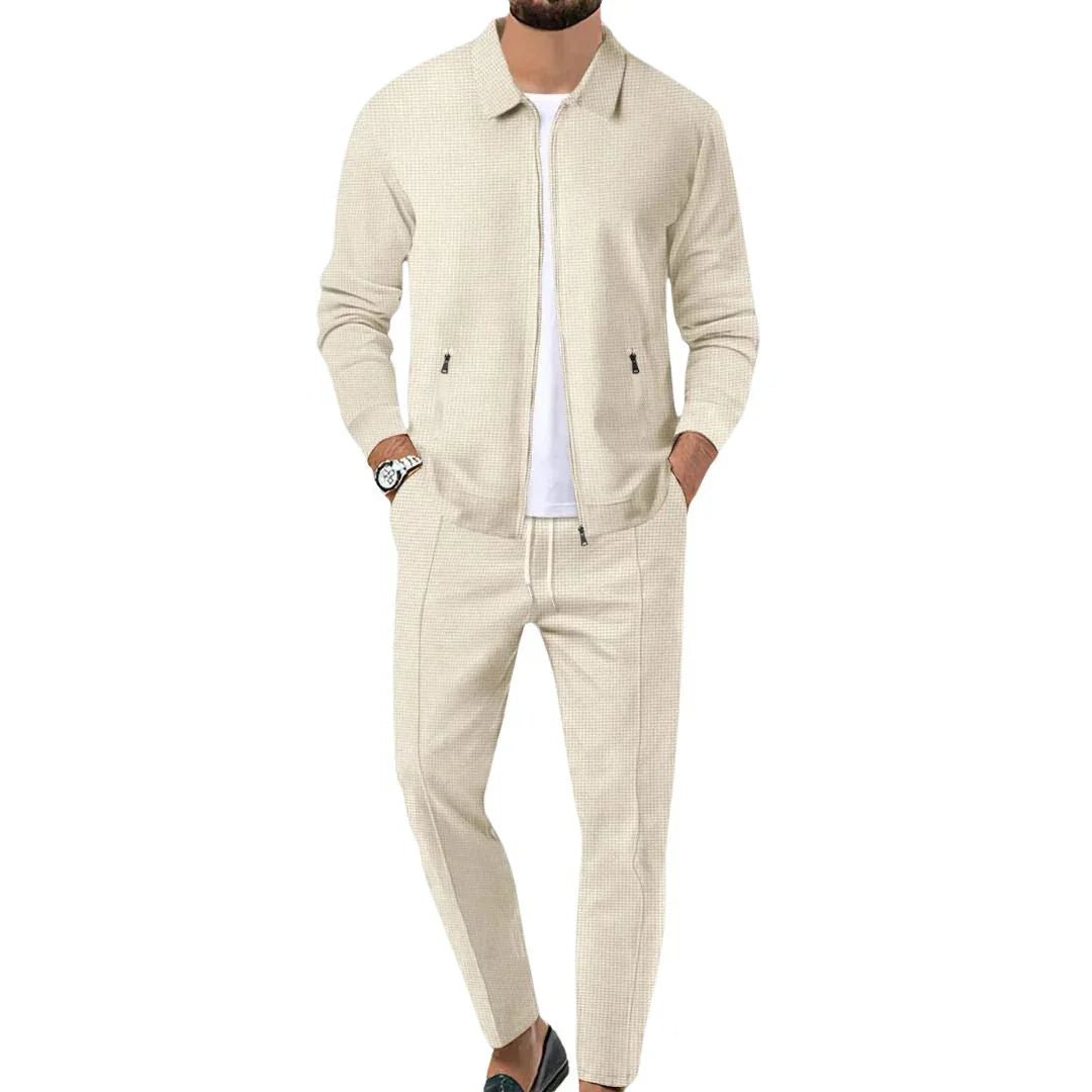 Ettore | Tuta Uomo Due Pezzi con Giacca con Zip e Pantaloni Coordinati