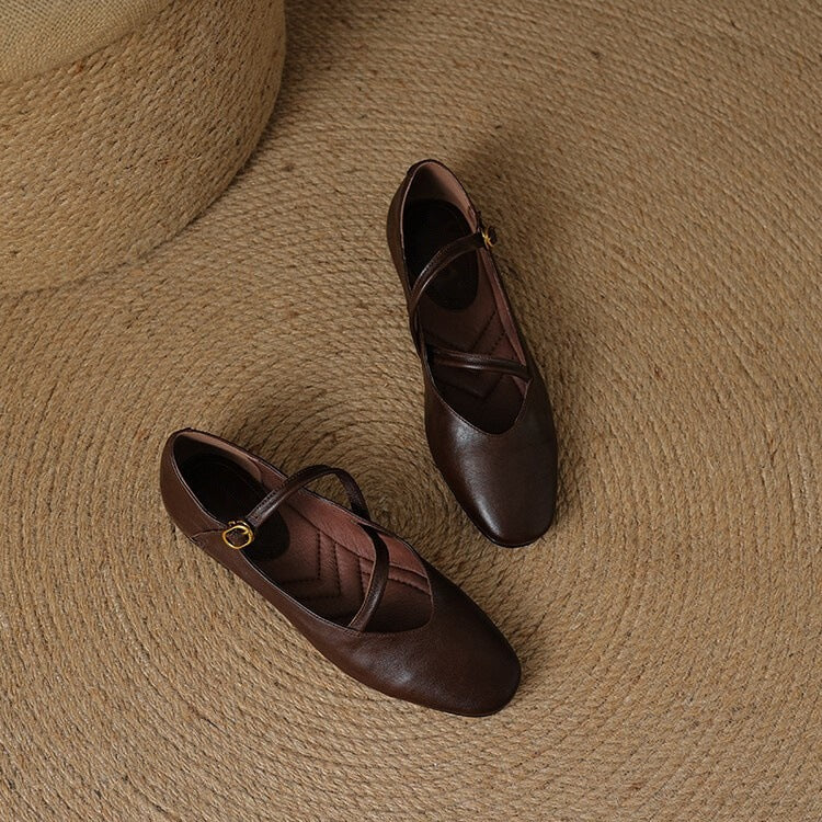 Olivia | Scarpe Donna Mary Jane con Cinturino e Fibbia